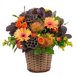 Plentiful Basket In Waterford Michigan Jacobsen's Flowers